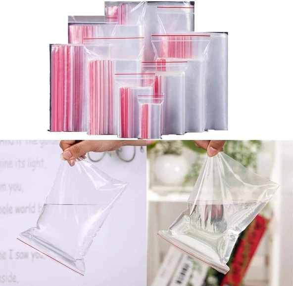 Kilitli Poşet Torba 5X5 cm 100'lü Paket ürün görseli 1