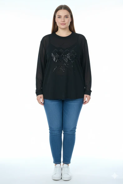 Faik Sönmez Kadın T-Shirt UW26TSH064 ürün görseli 1