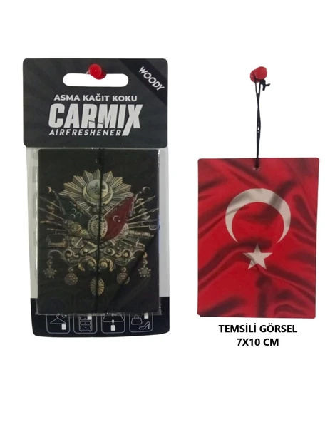 OTO MOTTO Dekoratif Asma Kağıt Koku Oto Ev Kokusu Kağıt Koku Woody Kokulu 1 Adet ürün görseli 1