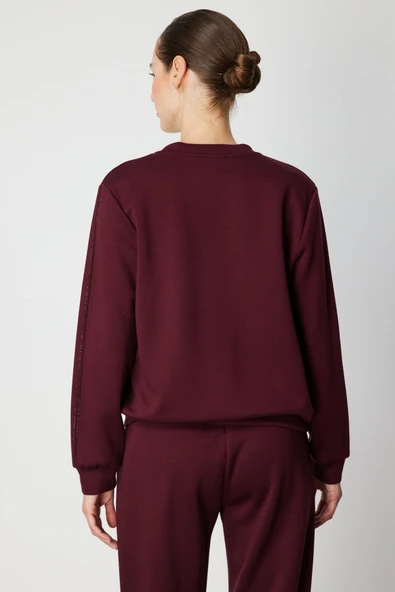 On Kadın Sweat 26KON66373 - Resim 8