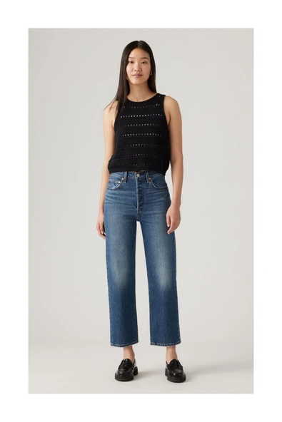 Levi's Yüksek Bel Midi Mom Jean - Oversize Günlük Kadın Kot Pantolon ürün görseli 1