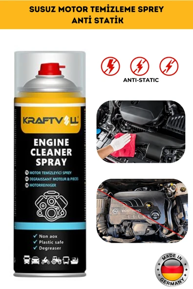 Susuz Motor Temizleme Spreyi Solvent Anti Statik Motor Yıkama 500ML ürün görseli 1