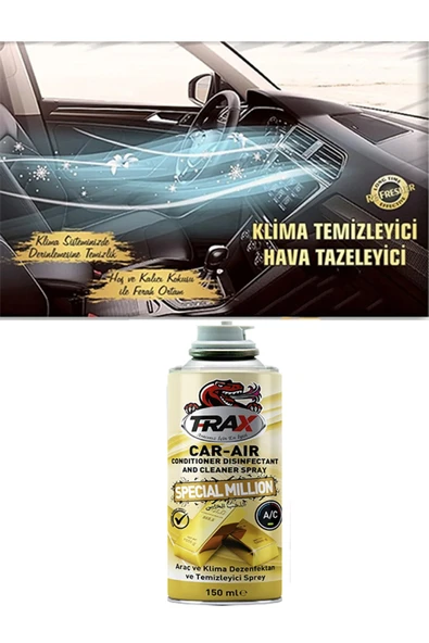 Trax Klima Fresh Temizleyici Klima Bombası Koku Giderici Bomba ürün görseli 1