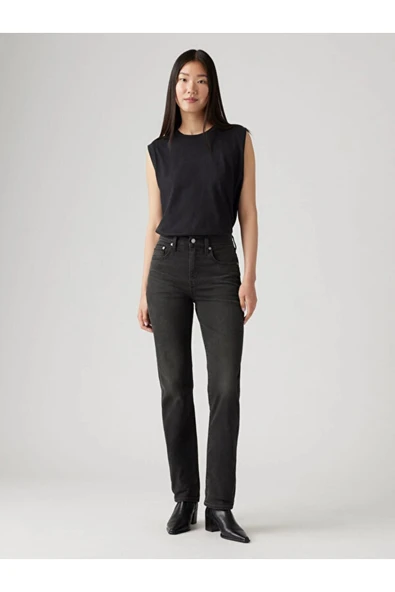 Levi's Yüksek Bel Straight Kadın Kot Pantolon - Minimalist Günlük Stil ürün görseli 1