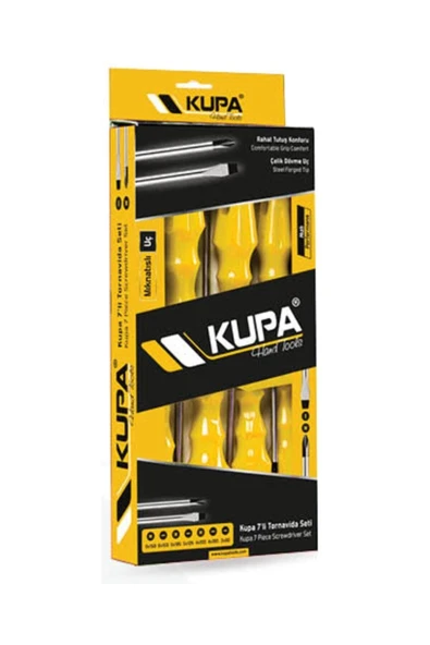 Kupa 5 Parça Tornavida Seti - Resim 2