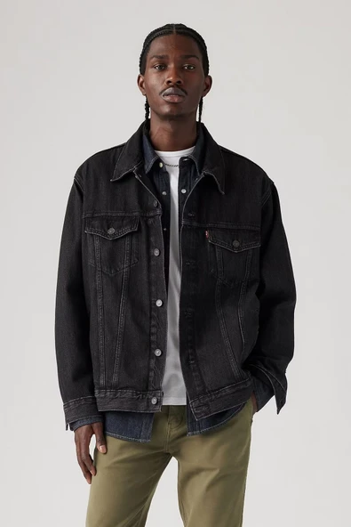 Levi's Oversize Denim Ceket - Erkek Günlük Kot Ceket - Klasik Yaka ürün görseli 1
