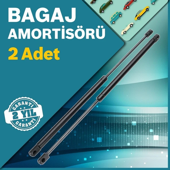 Kraftvoll Hyundai Accent X 3 Bagaj Amortisörü Takim Sag-Sol Tk 1994-2000 ürün görseli 1