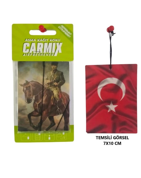 OTO MOTTO Dekoratif Asma Kağıt Koku Oto Ev Kokusu Kağıt Koku PeppertMint & StrawBerry Kokulu 1 Adet ürün görseli 1