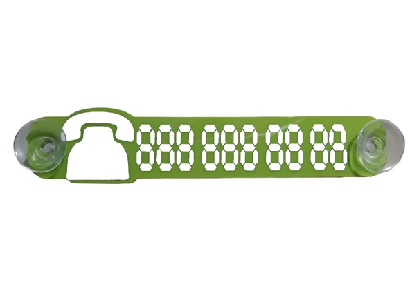 OTO MOTTO Vantuzlu Araç Telefon Numaratörü Telefon No Gösterici Mat Yeşil Beyaz ürün görseli 1