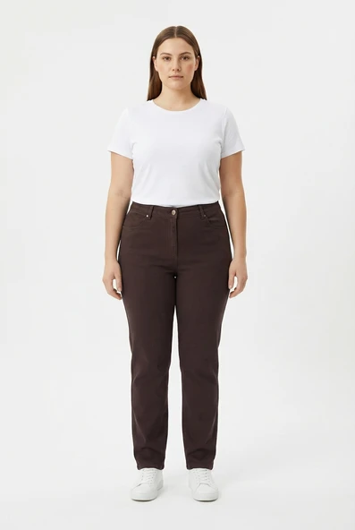 Seleste Kadın Pantolon 25K394 - Resim 5