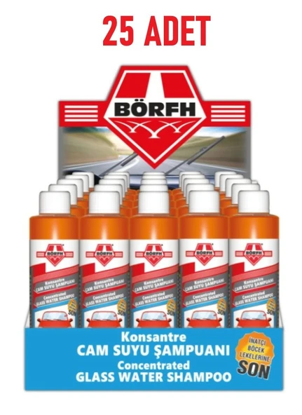 OTO MOTTO Cam Suyu Şampuanı Konsantre Cam Temizleme Sabunu Kokulu 32 ml 25 Adet ürün görseli 1