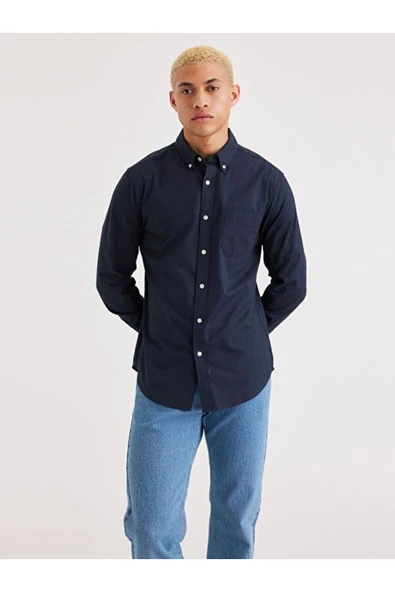 Dockers Minimalist Uzun Kol Erkek Gömleği - Günlük Şıklık ürün görseli 1