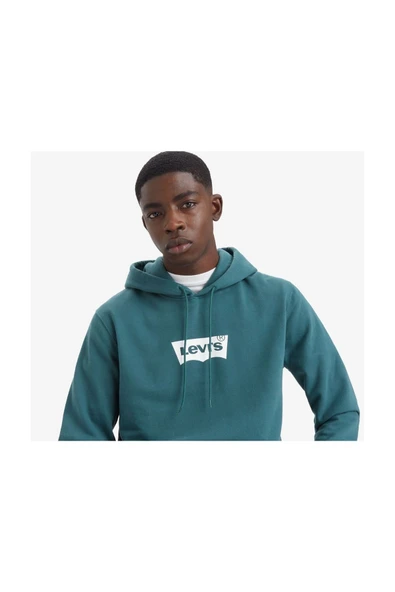 Levi's Erkek Oversize Kapüşonlu Sweatshirt - Günlük Kullanım ürün görseli 1