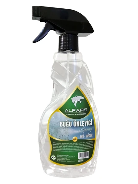 ALPARS Süper Etkili Buğu Önleyici Araba Oto Ev Gözlük Her Türlü Cama Uygun 500 ML ürün görseli 1