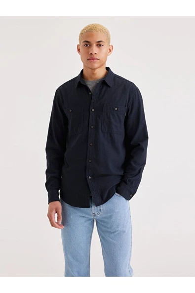Dockers Minimalist Uzun Kol Erkek Gömlek - Günlük Stil ürün görseli 1