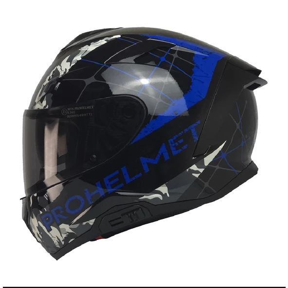 PTTAVM: KUZEYMOTOR MTS X340 COLDY GOLD FULLFACE KASKP.SİYAH-GOLD