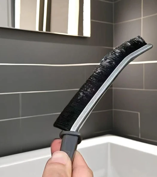 OTO MOTTO Çok Amaçlı İnce Temizlik Fırçası - Derz Arası Banyo Mutfak Lavabo Oto Jant-Difizör Detay Temizleme Fırçası ürün görseli 1