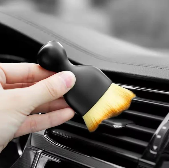OTO MOTTO Mini Araç Oto Araba Klima Havalandırma Detaylı Temizlik Fırçası Yumuşak Tüylü ürün görseli 1