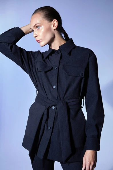 Naar Minimalist Oversize Uzun Kol Kadın Ceket - Günlük & Şık ürün görseli 1