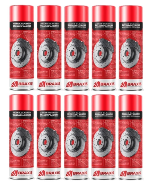 OTO MOTTO Braxıs Fren Balata Spreyi Braxis 500 ML 10 Adet ürün görseli 1