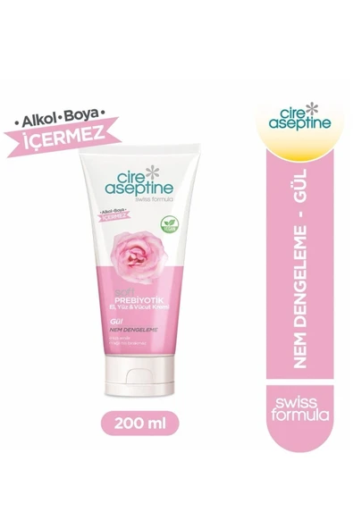 Cıre Aseptıne Soft Prebiyotik Gül El,yüz Ve Vücut Kremi 200 Ml ürün görseli 1