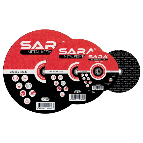 SARA S696 METAL KESME TAŞI ürün görseli 1