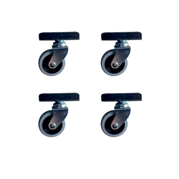 Furç Uzun-Sunta Bilyalı Teker - 20x50 - Gri - 18MM HKS184 - 4 Adet ürün görseli 1