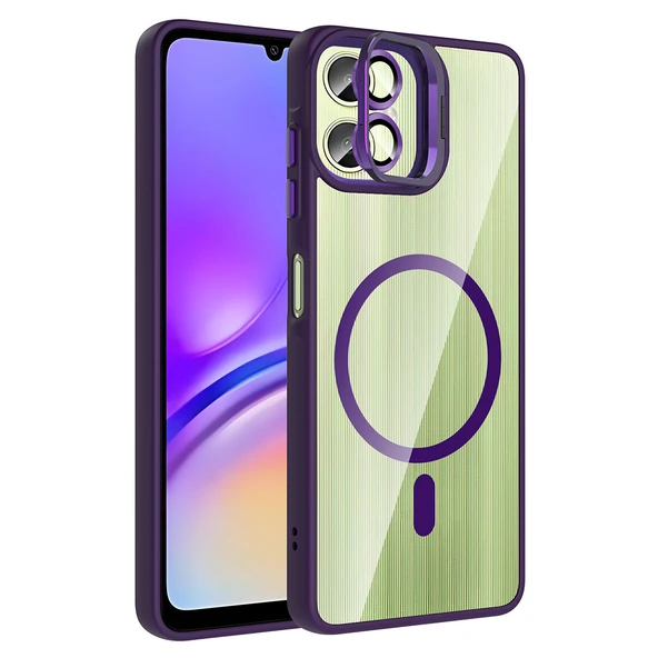 Galaxy A07 Kılıf Standlı ve Kamera Lens Koruma Hediyeli Etro Kapak ürün görseli 1