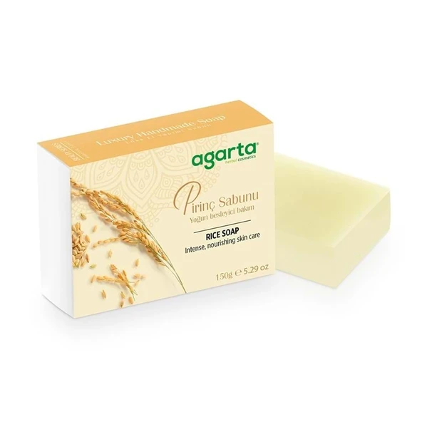 Agarta El Yapımı Doğal Sabun 150GR Pirinç ürün görseli 1
