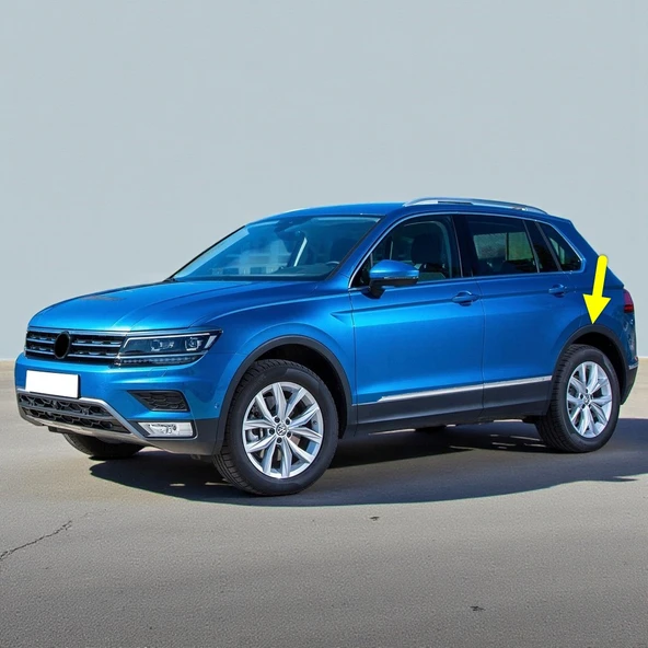 VW Tiguan 2016-2020 Sol Arka Çamurluk Ağzı Plastik Dodik 5NA854819J ürün görseli 1