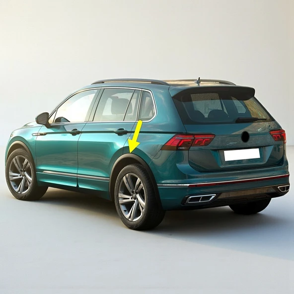 VW Tiguan 2021-2023 Sol Arka Çamurluk Ağzı Plastik Dodik 5NA854819G ürün görseli 1