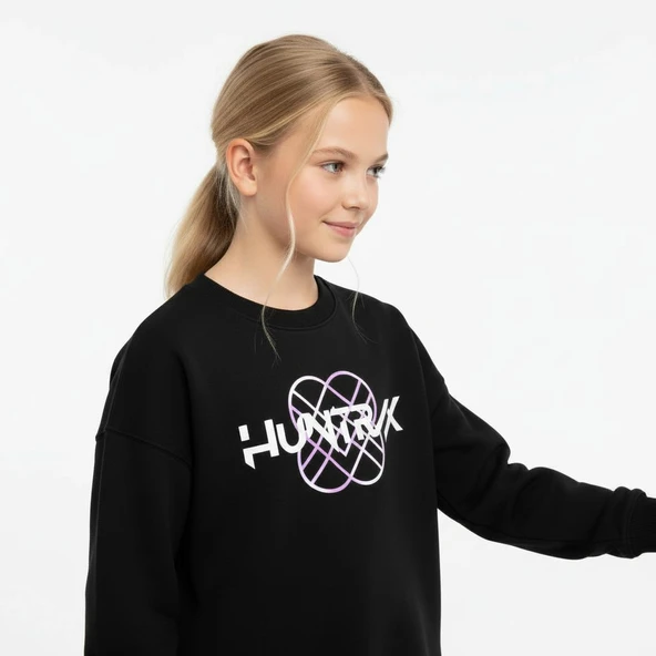KPop Kız Çocuk Sweatshirt - Resim 6