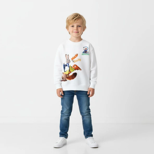 Zootopia Çocuk Sweatshirt - Resim 5