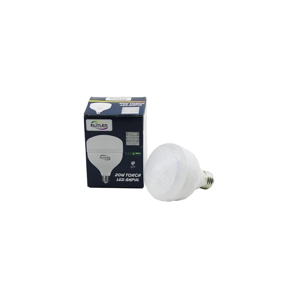 ELİTLED EL-08-Y2 20W TORCH LED BULB AMPUL BEYAZ - 6400K E27 2200 LÜMEN 20.000 SAAT ÖMÜR (5250) ürün görseli 1