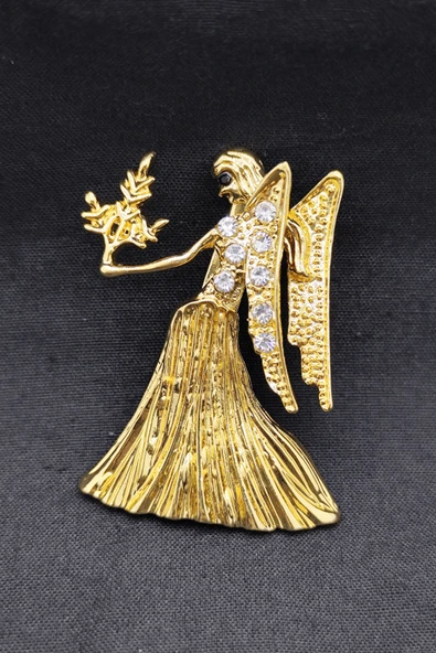 GracefulVirgo Başak Broşu - Resim 3