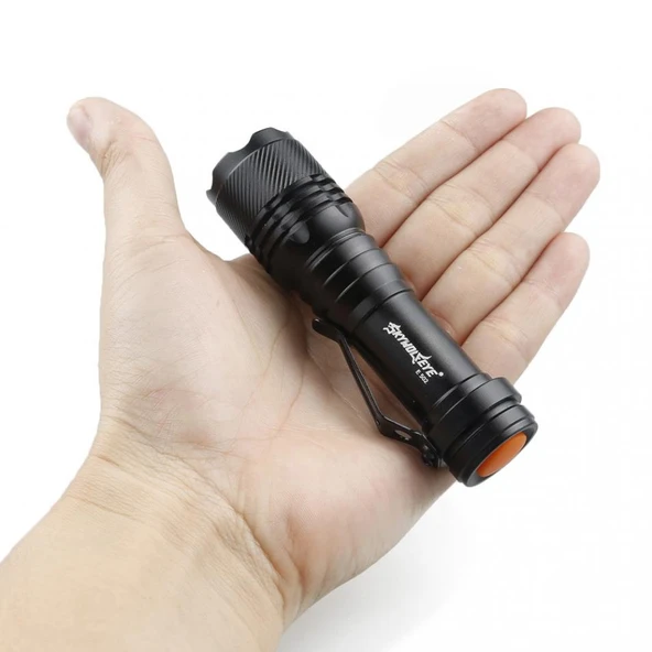 Şarjlı Mini Led El Feneri Cree Led 500 Lumens (5250) ürün görseli 1
