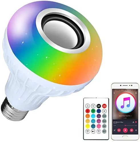 Bluetooth Hoparlör Akıllı Led Ampul Lamba (5250) ürün görseli 1