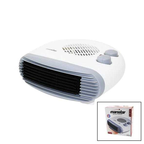 2IN1 = SICAK - SOĞUK  TURBO FANLI ISITICI   2 KADEME SICAK - 1 KADEME SERİN   2000W  MS-200 (5250) ürün görseli 1