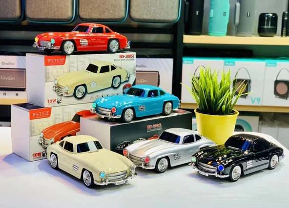 WS-300SL Klasik Benz Model 10W Bluetooth Hoparlör Fm Radyo USB (5250) ürün görseli 1