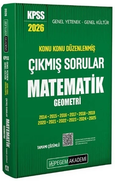 2026 KPSS Matematik Konu Konu Çıkmış Sorular Pegem ürün görseli 1