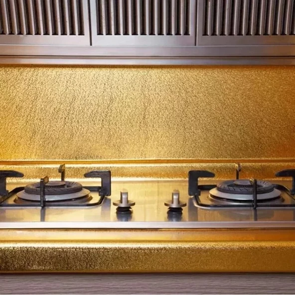 Yapışkanlı Gold Mutfak Tezgah Folyosu ürün görseli 1