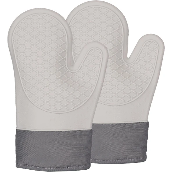 Isıya Dayanıklı Silikon Fırın Eldiveni - Resim 5