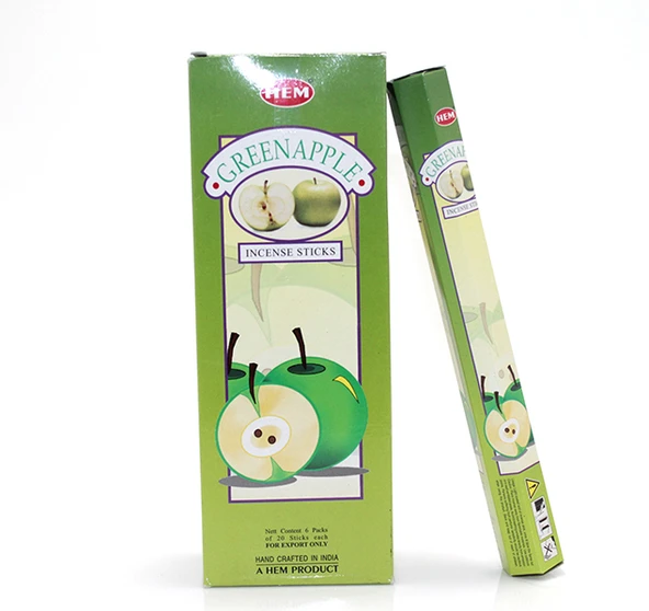 Hem Green Apple Aromalı Çubuk Tütsü ürün görseli 1