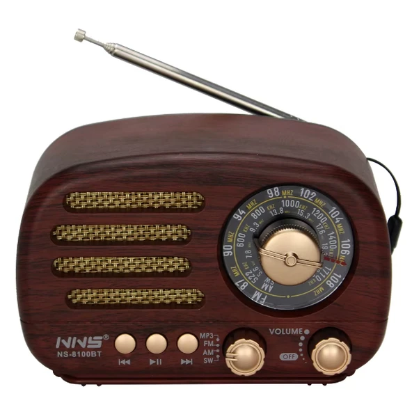 Ahşap Retro Radyo - Resim 3