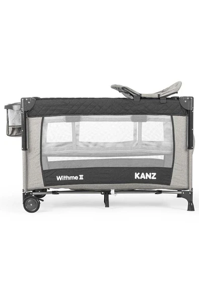 Kanz Withme II Anne Yanı Oyun Parkı Siyah ürün görseli 1