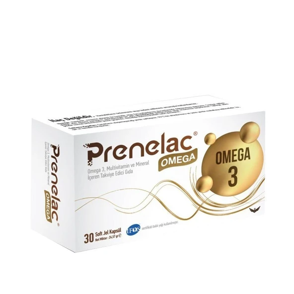 Prenelac Omega 30 Softjel Kapsül ürün görseli 1