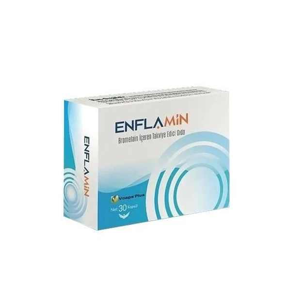 Enflamin Bromelain 30 Vegan Kapsül ürün görseli 1