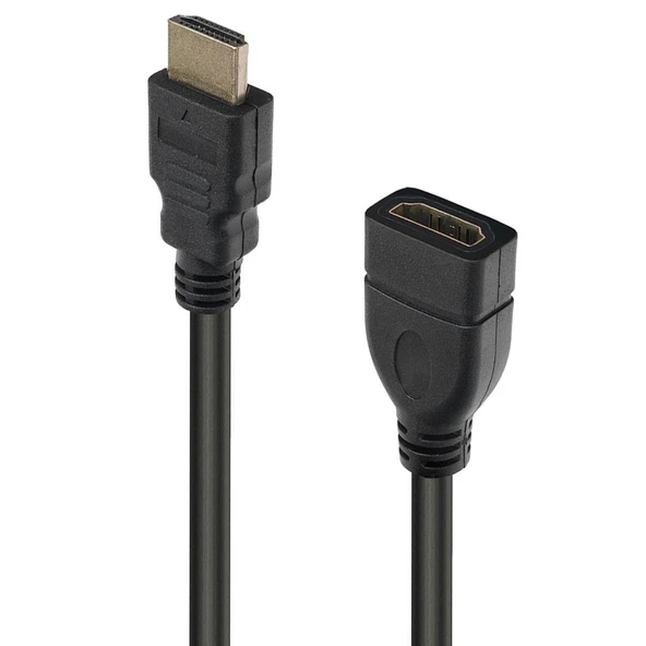 Powermaster PM-29568 HDMI Erkek HDMI Dişi 1 Metre Uzatma Kablo ürün görseli 1