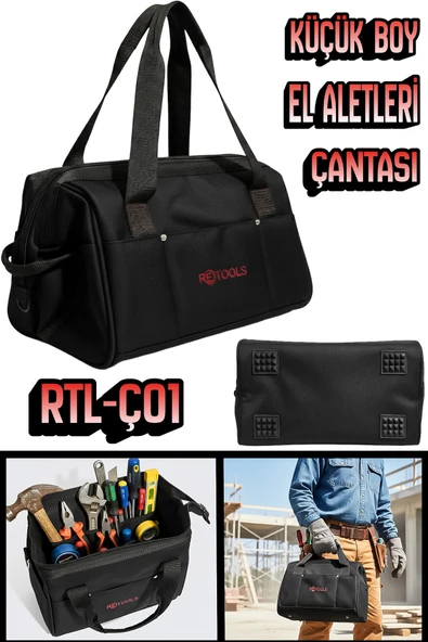 RETOOLS RTL-Ç01 KÜÇÜK BOY EL ALETLERİ ÇANTASI ürün görseli 1
