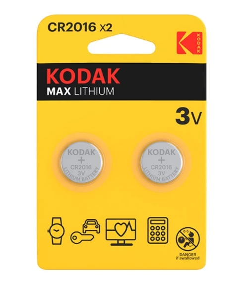 Kodak Para Pil Cr2016 2Li - 2 adet (4 adet) ürün görseli 1
